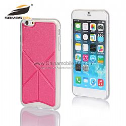 fundas para celulares De doble capa con soporte estuche para iphone para samsung