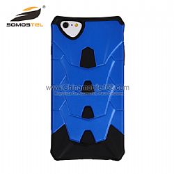 Cool iron man Design Phone Case Back Cover 2 in 1 PC+TPU Cellphone Case For Samsung For IPhone