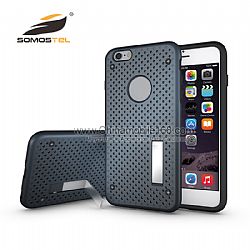 TPU y PC Térmica Delgado Dual Armor Ultra fino Diseño Con soporte Caso Para iPhone 6.6s.6s plus