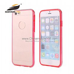 2016 TPU+PC Soft Clear Case Smart Touch Complete 360 Degree back Cover For iphone 7