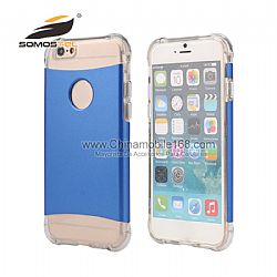 New TPU + PC Hole Phone Back Case Grid breathable Cover Case For iPhone 7