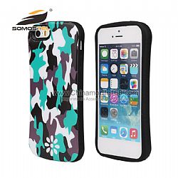 Anti-shock 2 In 1 Series Slim Waist Slip designs phone case for iphone  5s