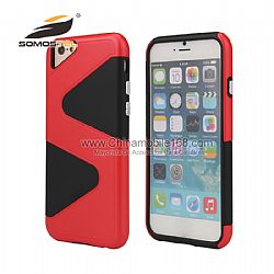 Top quality 2 in 1 tpu+pc Z-shape design protective case for iphone 6