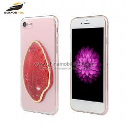 Fashion shells quicksand TPU back cover phone case for iphone 7