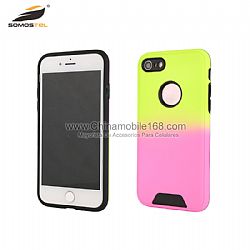 Knight 2 in 1 gradient color cellphone cover for iphone 7G/8G