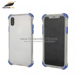 Anti-fall TPU + PC transparent case for IphoneXR/XS