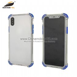 Funda antí-caída TPU+PC en transparente para IphoneXR/XS