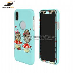 Funda 2 en 1 serie coat amour en dubujo alivio brilante para Iphone 6 / 6S