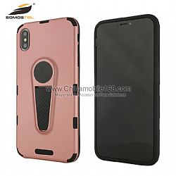 Funda TPU+PC serie R con soporte y metal para iphone X/XR/XS