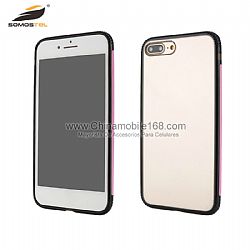 Super slim colorful frame clear case for Motot/Huawei