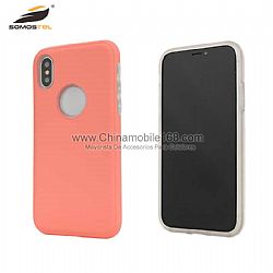 Bisiness style single color PC+TPU combo case for Iphone6S/7/X