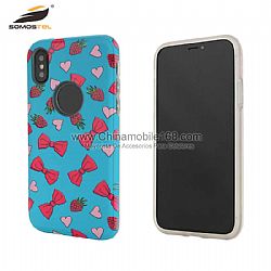 Alta calidad funda protectora aceite de cuero de relieve 3D para Samsung/Moto