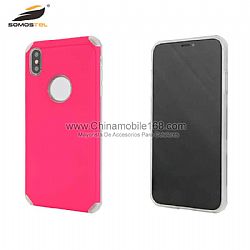 Rubberized shockproof corner TPU+PC hybrid protector case