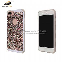 Funda protectora de TPU + PC + PU brillante completa para Huawei P20