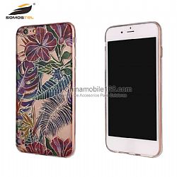 Electroplated painted beautiful flowers hard protector case for LG G3/G4/G5