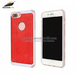 PU FINISH SHOCKPROOF CORNER TPU+PC 2 IN 1  HYBRID PROTECTOR CASE