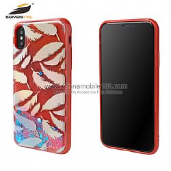 Funda protectora líquida gráfica láser colorida deslumbrante a la moda para XiaoMi 9 / 9Se