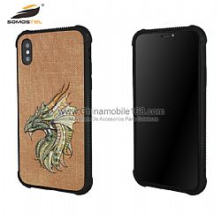 Funda de doble capa en dibujo alivio 3D para LG K5/K8/G4