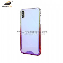 Funda flexible anti-Caída TPU + Acrilico con rayo azul para Xiaomi S8