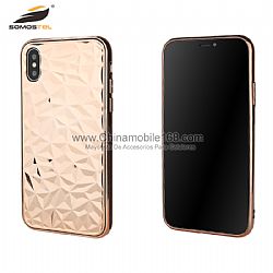 Wholesale 3D diamond grathic electroplating cell phone case