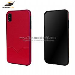 Gran venta funda TPU negro+PC con PU para Xiaomi 9S/9Se