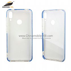 Wholesale colorful TPU +transparent acrylic protector case for Moto Z4/G7