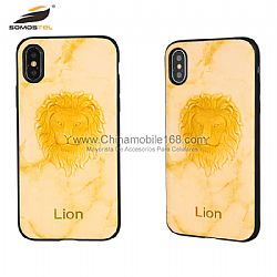 Funda TPU+PU con PU brillante para Huawei V10/P20