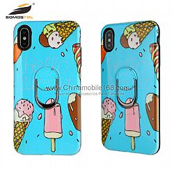 Anti-broken 360 degree rotating hardware bracket phone case cover