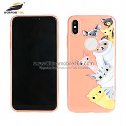 Estuche para teléfono híbrido TPU + PC ajustado con múltiples colores