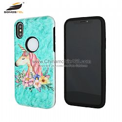 Lightweight double layer anti-impact protective case for IphoneX/XR