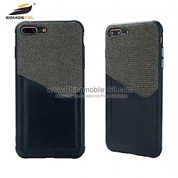 Anti-caída TPU + PC + PU carcasa trasera del teléfono para protección Iphone7 / 8