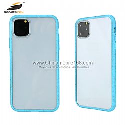 Estuche Rígido De TPU+Acrilico Transparente Con Anti-Caida Para Iphone X/XR/XS max