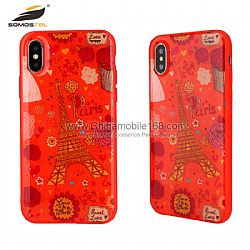 2 In 1 TPU + PC epoxy case cover for Iphone7/8Plus