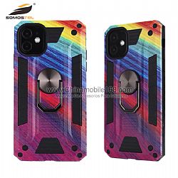 Mobile Protector Case With Finger Ring Holder For iPhone 6 7 8 X Xs Xr Xs Max 11 Pro