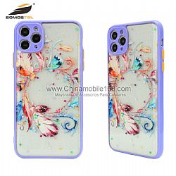 Carcasas protector TPU+PC anti-caida muy hermosa para iPhone11/iPhone11Pro/iPhone11ProMax