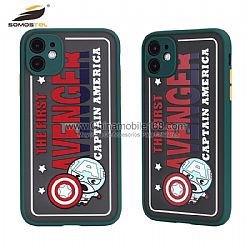 Fundas de movil de TPU + PC de aceite con patrones de dibujos animados