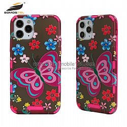 Anti-drop TPU + PC Hybrid Phone Cases with Cute Pattern Design