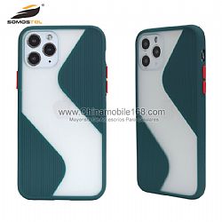 Fundas de teléfono durabilidad de TPU + PC a juego de colores Lightning para iPhone11Pro