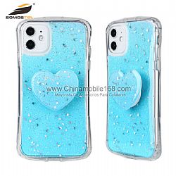 Mayoreo estuche protector de epoxi TPU + PC con enchufes pop para iPhone7/8/X