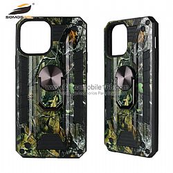 Funda TPU+PC Serie Warship Con Soporte Para iPhone12