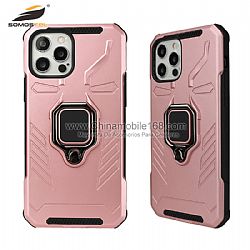 Funda Serie KGuard Kickstand En TPU+PC Color De Aceite Rociando Para iPhone11/Mate40