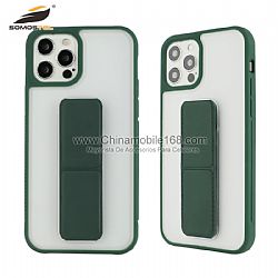 Oil sprayed colorful universal bracket phone case for iPhone12/iPhone12Pro