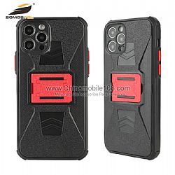 Cool armor bracket injection molding TPU+PC phone case