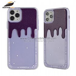 Fundas TPU+PC con  epoxy diseño 3D Helado Para iPhone12/12mini/12Pro