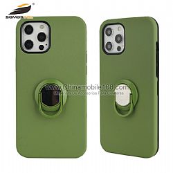 Funda Anti-Choque TPU+PC Con Anillo De Soporte para iPhone13/13Pro/13ProMax