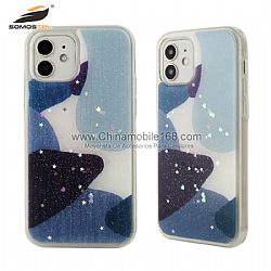 Fundas TPU+PC  Serie Coat armor  con epoxy diseño para iPhone12/12Pro