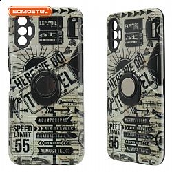 Jijin 360 with Back Support Painting TPU+PC Phone Case