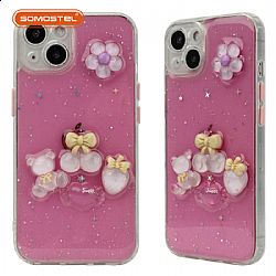 Inner Anti-fall Precise Hole 2 in 1 Epoxy TPU+PC Phone Case