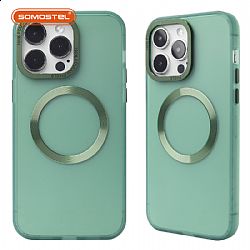 Hardware Camera Lens Frame Transparent Colourful TPU+PC 2-in-1 Phone Case