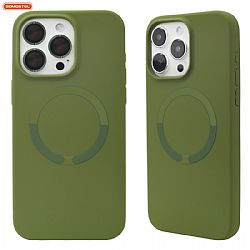 Funda protectora de silicona + PC con orificio grande, succión magnética y película para el objetivo